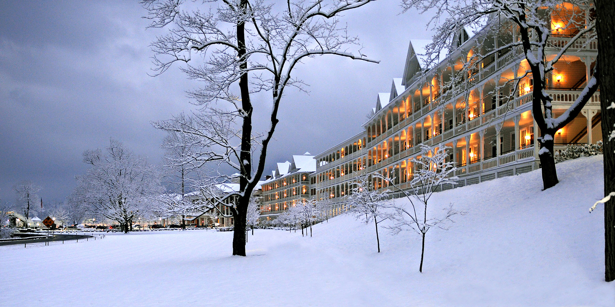 Winter time at Bedford Springs Omni Resort