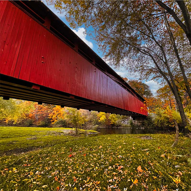 covered Bridge White