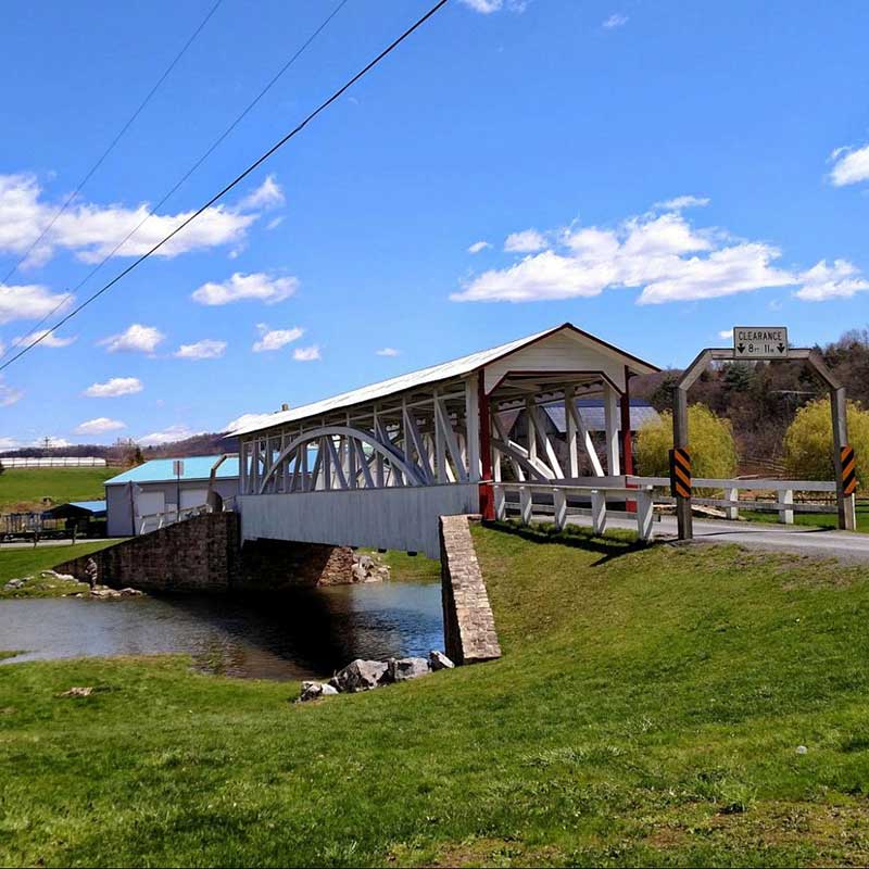 covered Bridge White
