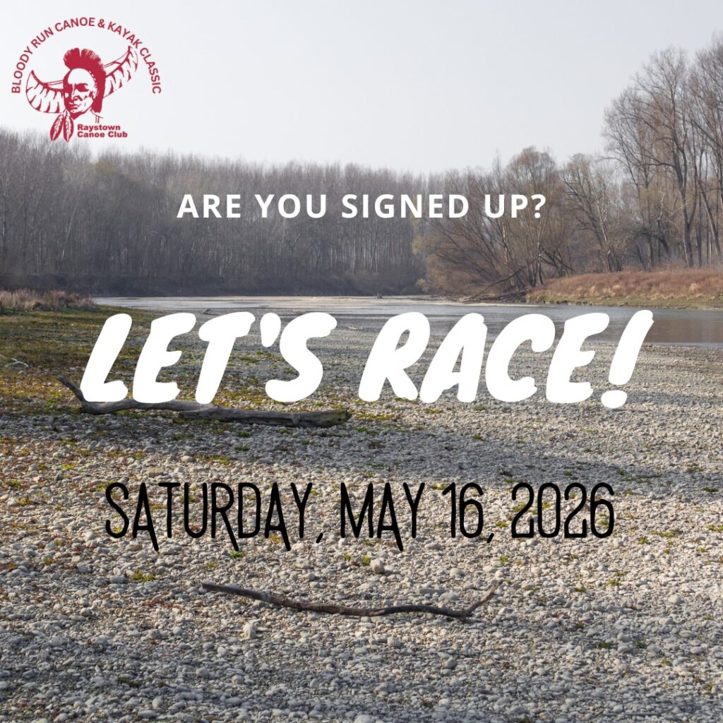 Bloody Run Canoe & Kayak Race Event Flyer